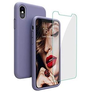 Dark Lavender Silicone iPhone x / xs case